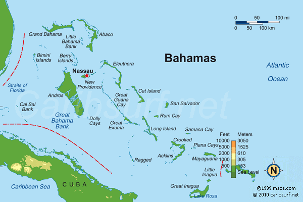 THE BAHAMAS MAPS