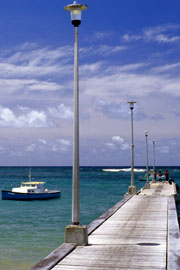 Landing Stage in Speightstown at the West Coast of Barbados