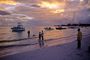 Sunset in Worthing Barbados
