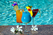 Cocktails with Blue Curacao