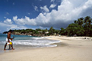 Beach on the West Coast of Basse Terre