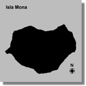 Map of Isla Mona