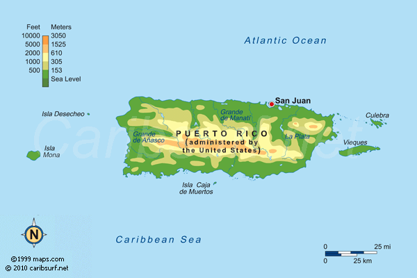 Puerto Rico Maps