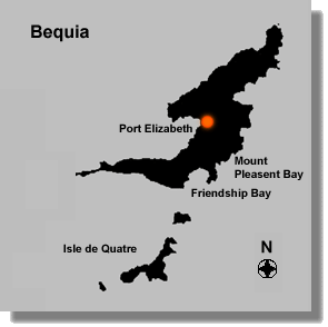 Map of Bequia