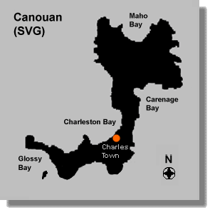 Map of Canouan