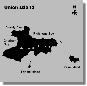 Map of Union Island