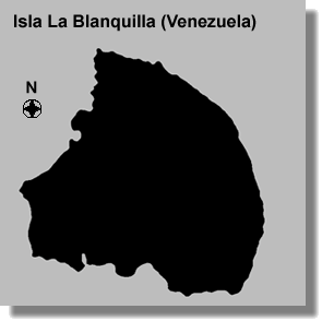 Map of Isla La Blanquilla